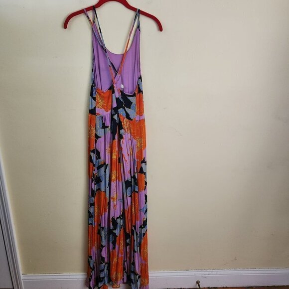 Ann Taylor Loft Full Bloom Halter Strappy Maxi Dress Blogger's Favorite Size 6 - Picture 8 of 13